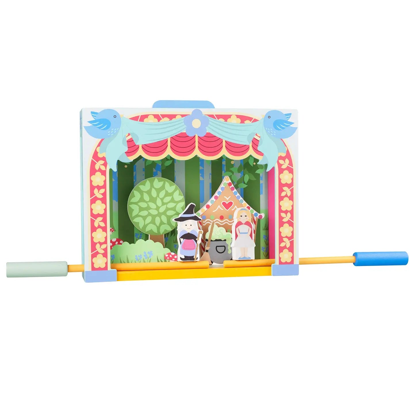 The Little Bluebird Wooden Tabletop Theatre