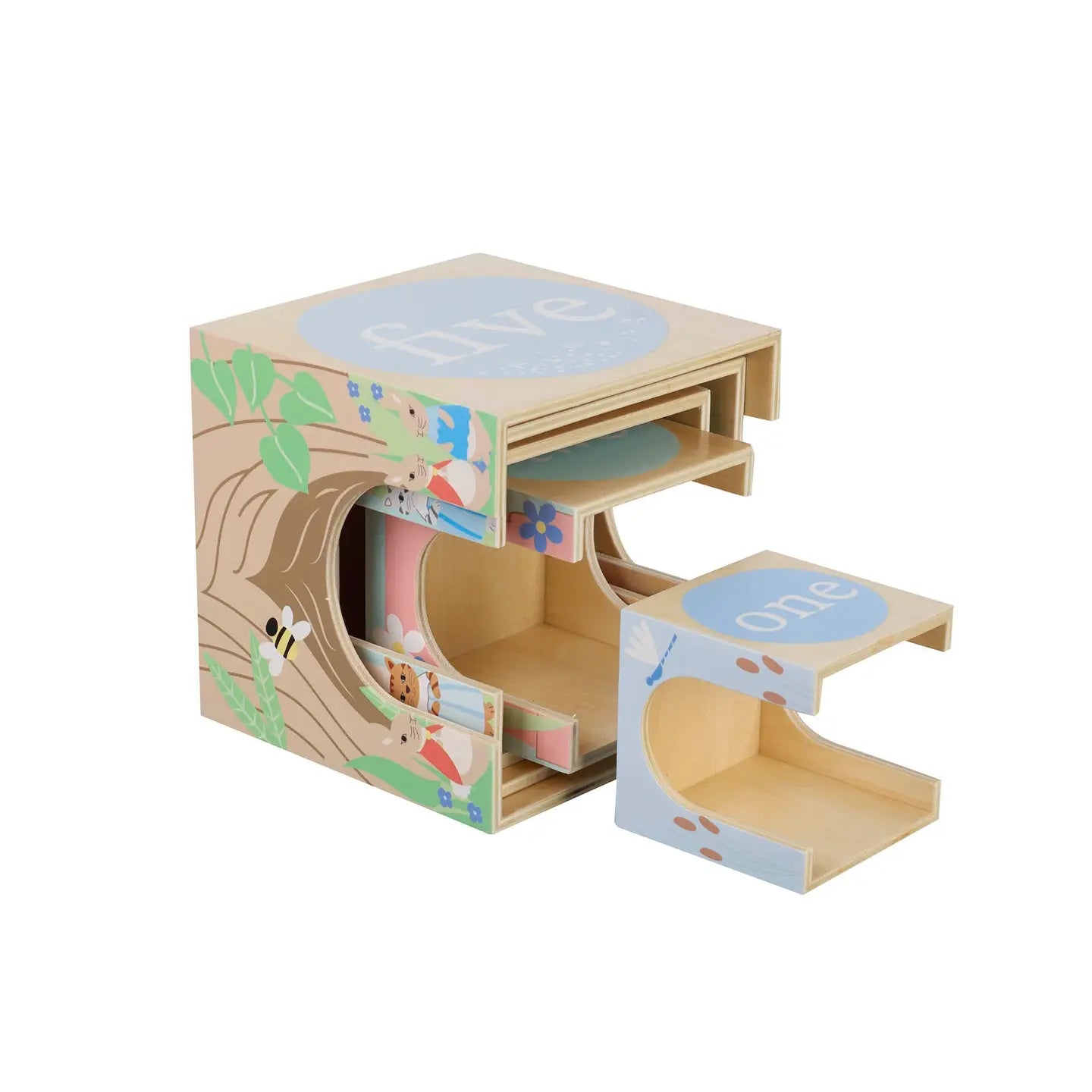 Peter Rabbit Wooden Stacking Cubes