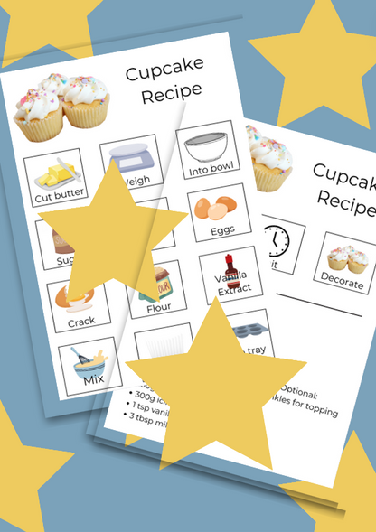 Vanilla Cupcakes - Visual Recipe