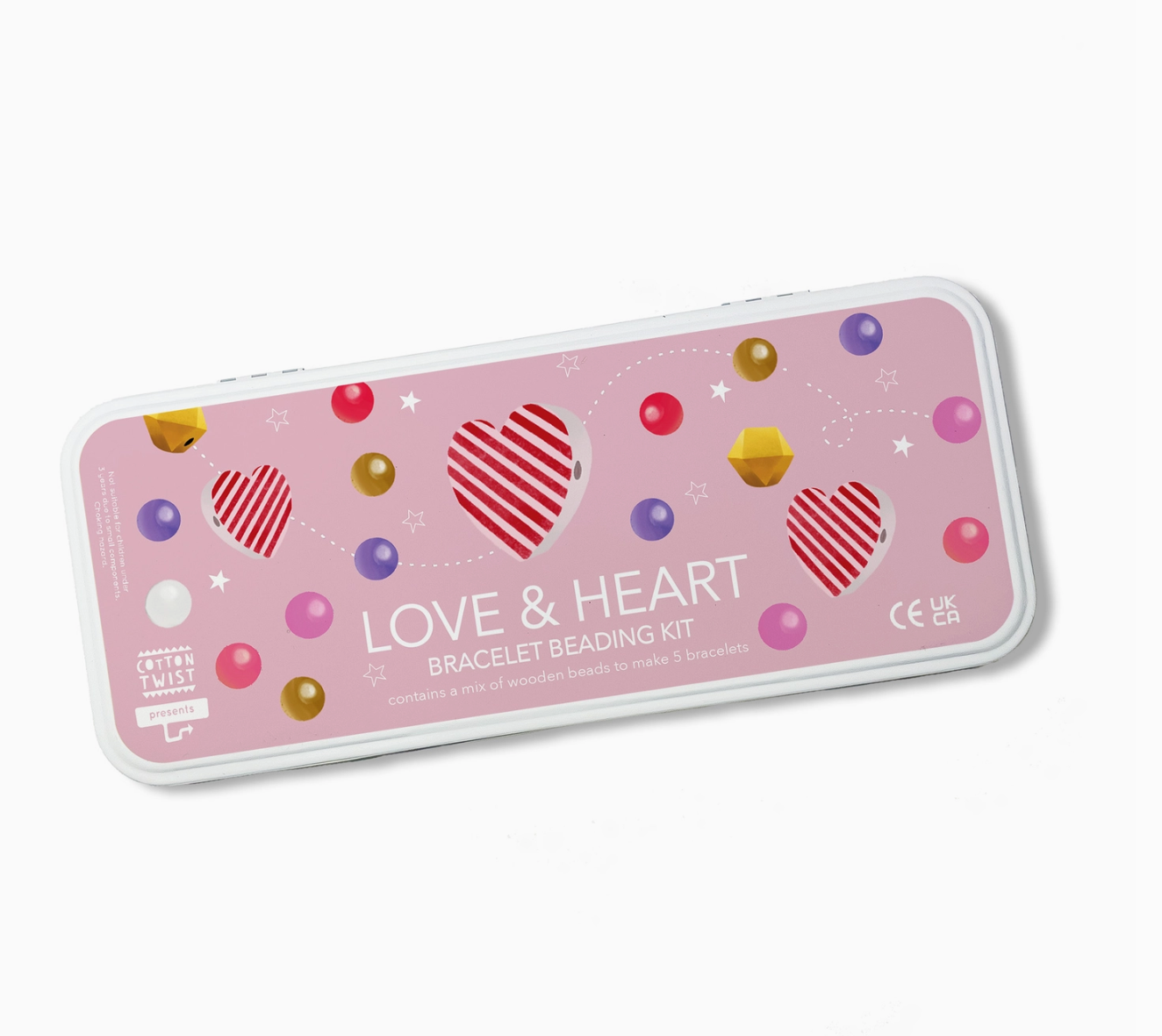 Love & Hearts Bracelet Bead Kit