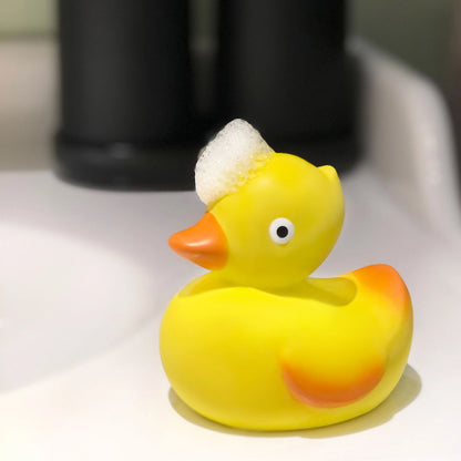 Lily the Duck Bath Toy Hole Free - 100% Pure Natural Rubber